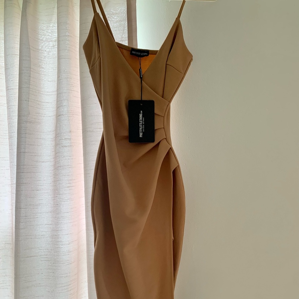 PLT Camel Color Dress